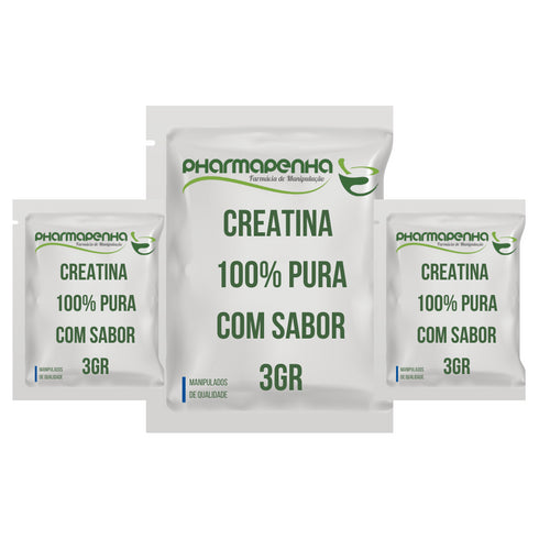 Creatina 100% Pura 3gr Sabores